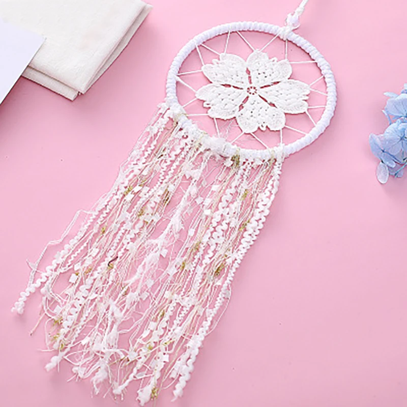 1 шт. маленький Ловец снов в индийском стиле ручная работа Висячие кисточки