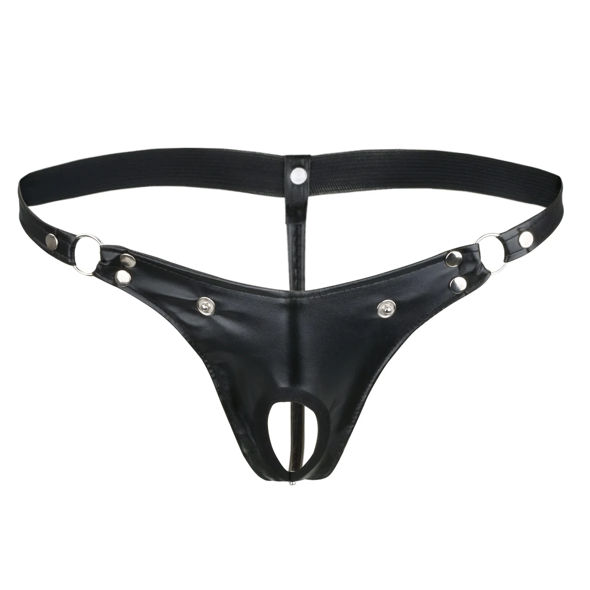 Sexy Mens Leather Lingerie Gay Tanga Thong Erotic G-string Jockstrap Underwear