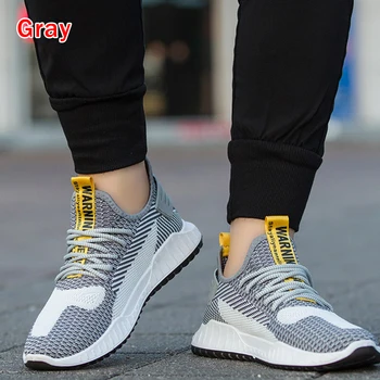 

2020 Fashion Sneakers Men Vulcanized Shoes Air Mesh Mens Trainers Lightweight Casual Shoes Men Black Footware Tenis Masculino