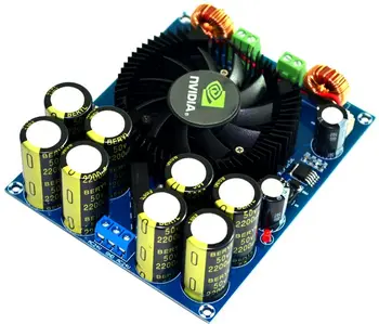 

TDA8954 210W +210W 2.0 Class D Digital Power Amplifier Board (Fan Cooling)