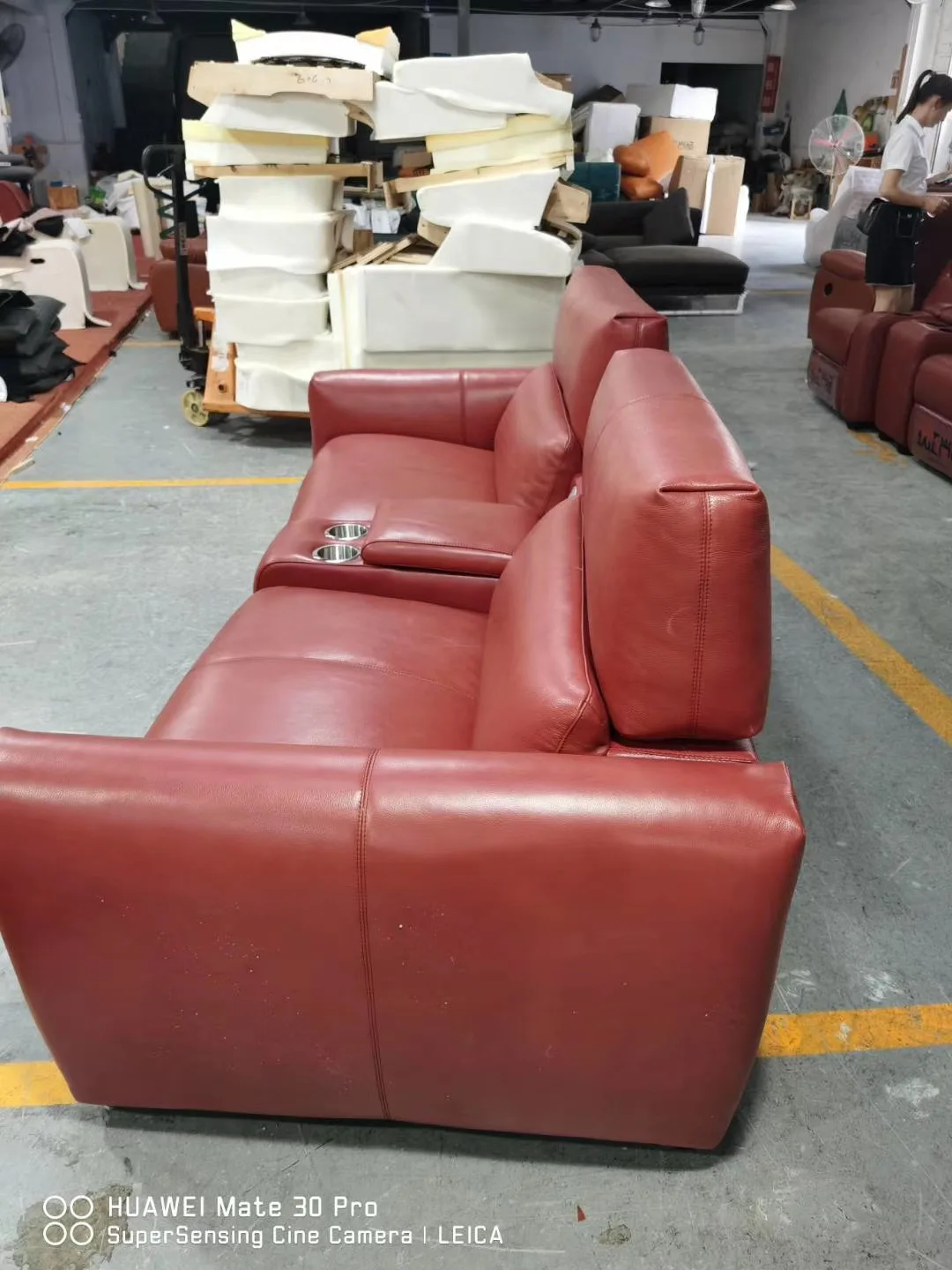 Dual Motor Electric Recliner Theater Living Room Sofa Multifunctional