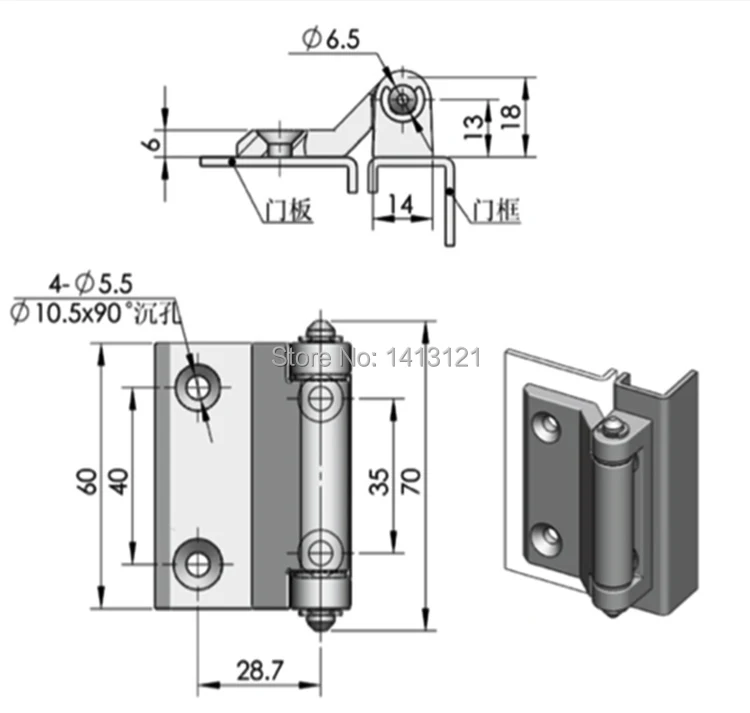 Switch control box furniture hinge Electric Cabinet Enclosure Communication Equipment fitting Hinge Mechanical Industry hardware Switch control box furniture hinge Electric Cabinet Enclosure Communication Equipment fitting Hinge Mechanical Industry hardware