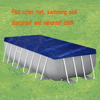

10Ft Swimming pool cover Rectangle For Garden Outdoor Paddling 1.85*3.85m