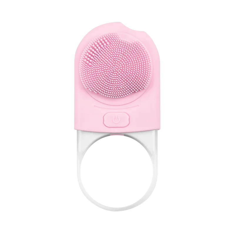 

Warm Magnetic Therapy Electric Silicone Cleansing Iinstrument Ultrasonic Vibration Four-Speed Adjusting Face Washer