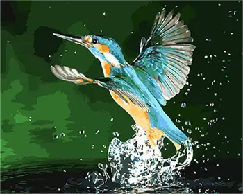 

DRAWJOY Framed Picture Painting & Calligraphy Of Animal DIY Painting By Numbers Coloring By Numbers Home Decor