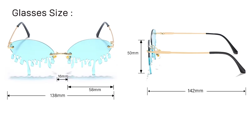 Rimless Sunglasses