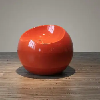 

Nordic Individual Creativity Round Apple Low Bench Plastic Ball Chair Lazy People Make-up, Change Shoes, Sit On Dun Sofa Low