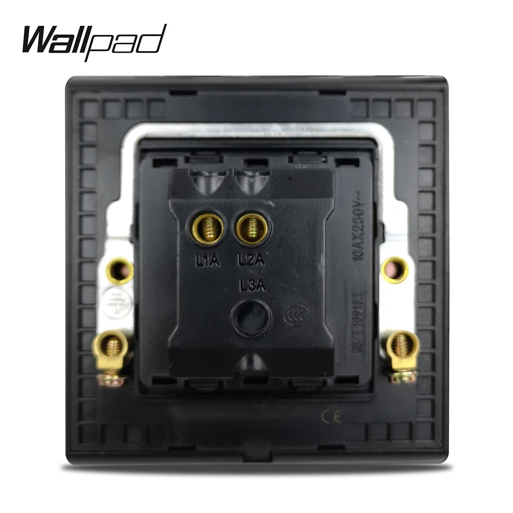 Горячая 1 банда 1 способ Wallpad роскошная кожаная панель Серебряная Золотая рамка переключатель света Настенные переключатели 16A AC 110~ 250V