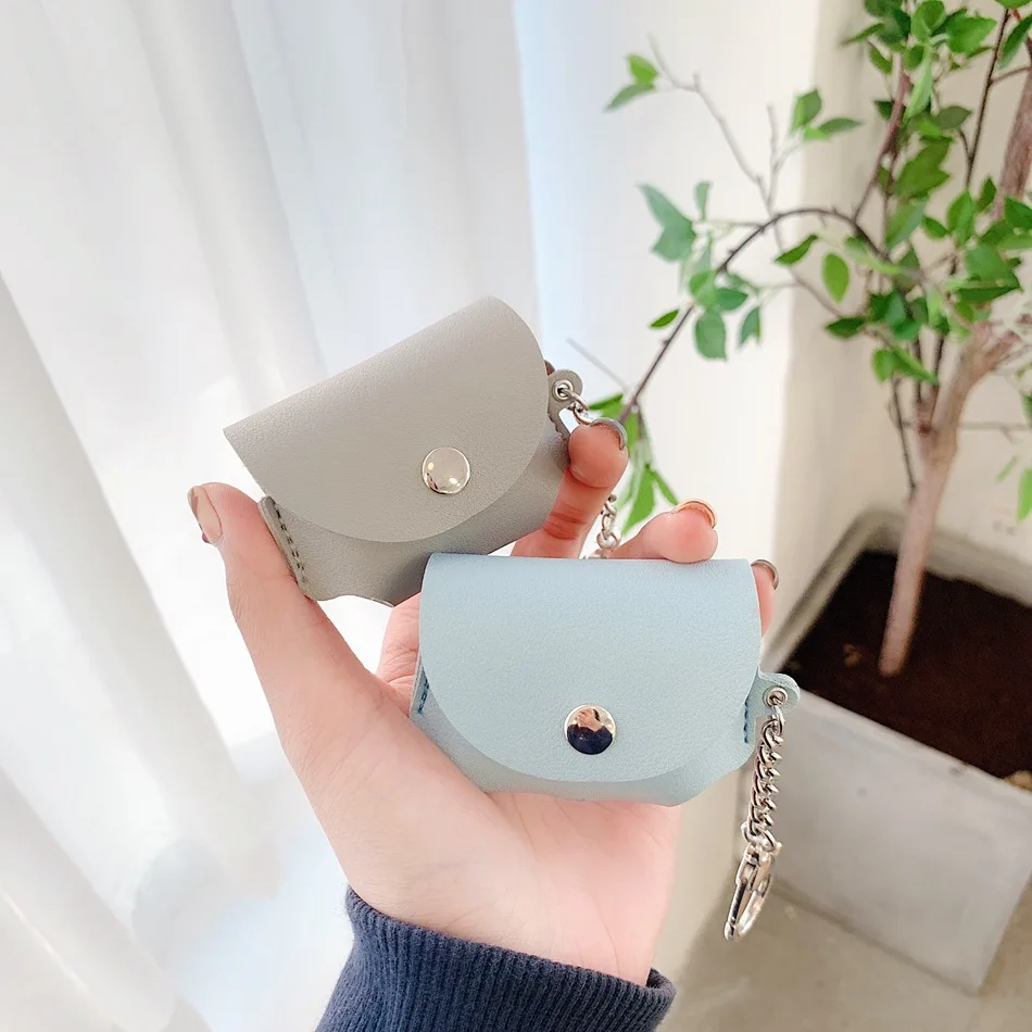 Чехол для наушников для Airpods Pro, кожаный чехол, Модный Цветной чехол для Apple Air Pods Pro 3, наушники, наушники с ремешком