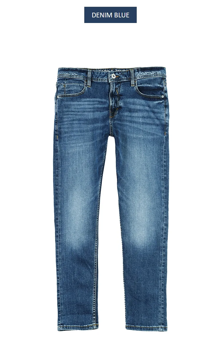 JackJones мужские супер Стрейчевые укороченные джинсы Slim fit casual мужская одежда 219132569