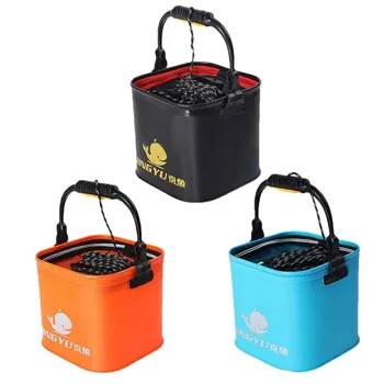 

Portable Collapsible EVA Fishing Water Bucket Pail Live Fish Water Storage Case Basin Fly Carp Fishing Accessories Tackle