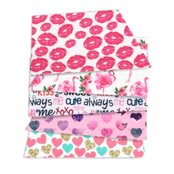 

20*34cm Love Heart Bullet Liverpool Fabric Twill Bubble Knit Fabric Sewing Quilting Fabrics Quality for Needlework Cloth,c13149