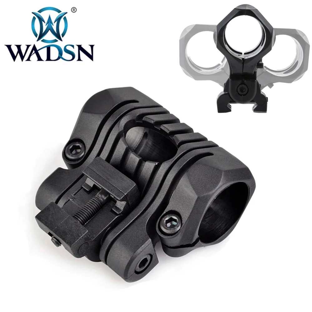 

WADSN Tactical Scout Light Base 5 POSITIONS FLASHLIGHT MOUNT For Airsoft Torches Laser 20mm Picatinny Rail Mount Weapon Lights