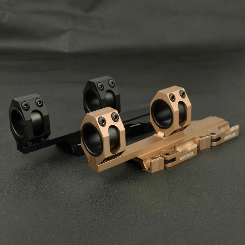 

Hunting QD Auto Quick Release Rifle Scope Mount Rings 30mm 25.4mm Cantilever for 20mm Picatinny Weaver Rail Optics Tactical Ring