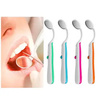 

1PC New LED Dental Mouth Mirror Teeth Whiten Clean Check Dentist Tool Handheld Portable Oral Dental LED Light Dental Mirror