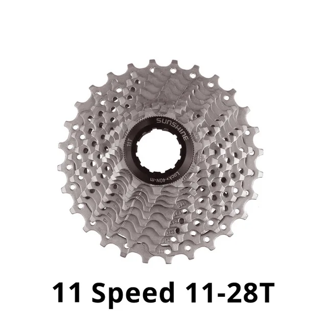 11-28T SUNSHINE MTB дорожный велосипед 11-скоростных велосипедов трещетки маховик 11S 28/32/36/40/42/46/50 T/52 T для SHIMANO SRAM деталь для велосипеда - Цвет: 11-28T