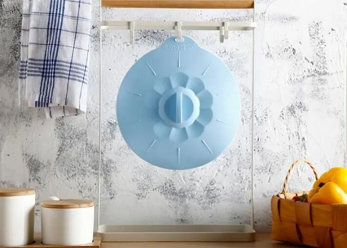 WALFOS набор из 5 силиконовая чаша для микроволновой печи крышка кастрюли крышки