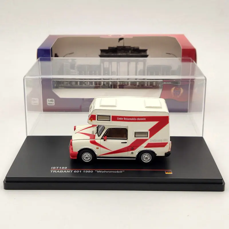 IST 1/43 трабант 601 1980 Wohnmobil белый IST189 литьё под давлением модельных Ограниченная