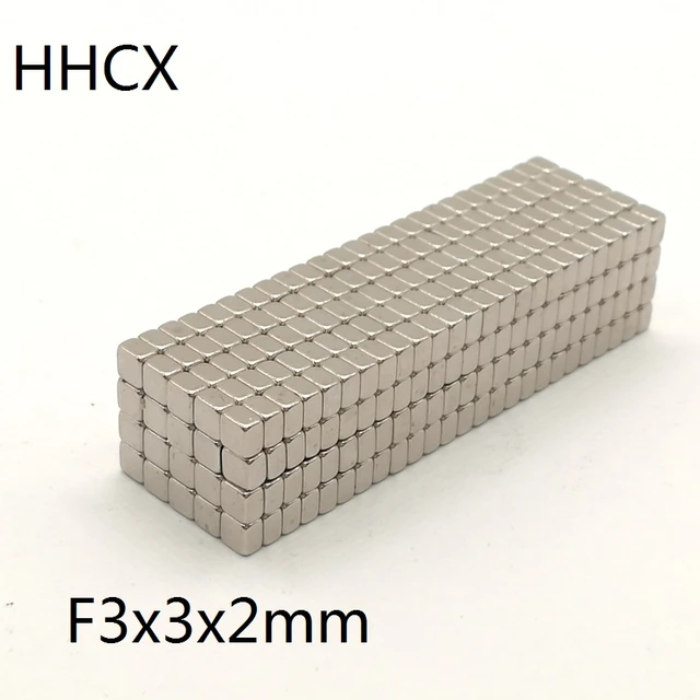 10pcs 5mm Square Cube Magnets Petits aimants en néodyme forts pour  réfrigérateur Aimants de bureau