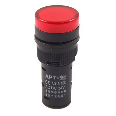 

Electrical Circuit Red LED Signal Indicator Light DC 24V