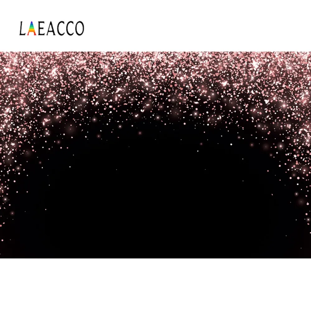 Laeacco Baby день рождения темно Золотой горошек детский портрет фото фон для
