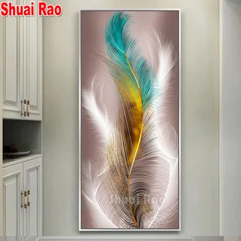 Feather Art Wall Decor Painting
