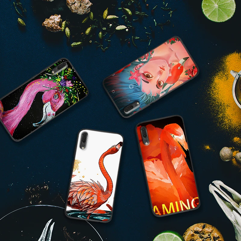 Для huawei honor 7A 9X Pro 7C 5.99IN 7X 8X 8C NOTE 10 VIEW 20 8 9 lite мягкая ТПУ задняя крышка Ретро flmingo и