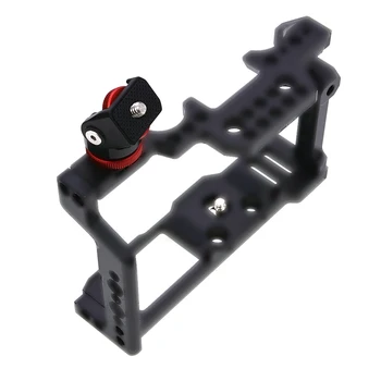 

Mini Hot Shoe Adjustable Mount Holder Bracket with 1/4in Screw for Video Camera Monitor Fill Light VH99