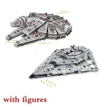 

NEW 1381Pcs OLEKU Millennium Compatible lepines Star Wars Set Bricks Models & Building Blocks Toys for Children Starwars
