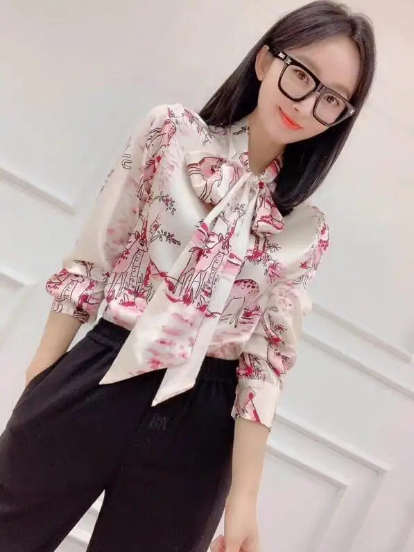 AH12152, модные женские блузки и рубашки,, Подиумные, Роскошные, известный бренд, Европейский дизайн, вечерние, стильная женская одежда
