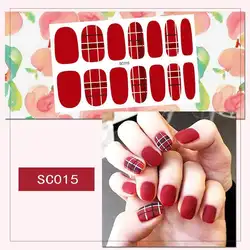 Мода полное покрытие лак для ногтей Обертывания клейкие наклейки для ногтей украшения для ногтей инструменты для маникюра экологические