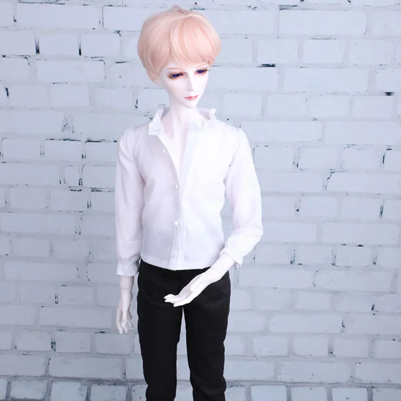 Bybrana BJD парик 1/3 1/4 1/6 короткие волосы оранжевая косая челка высокотемпературное волокно для мужчин и женщин