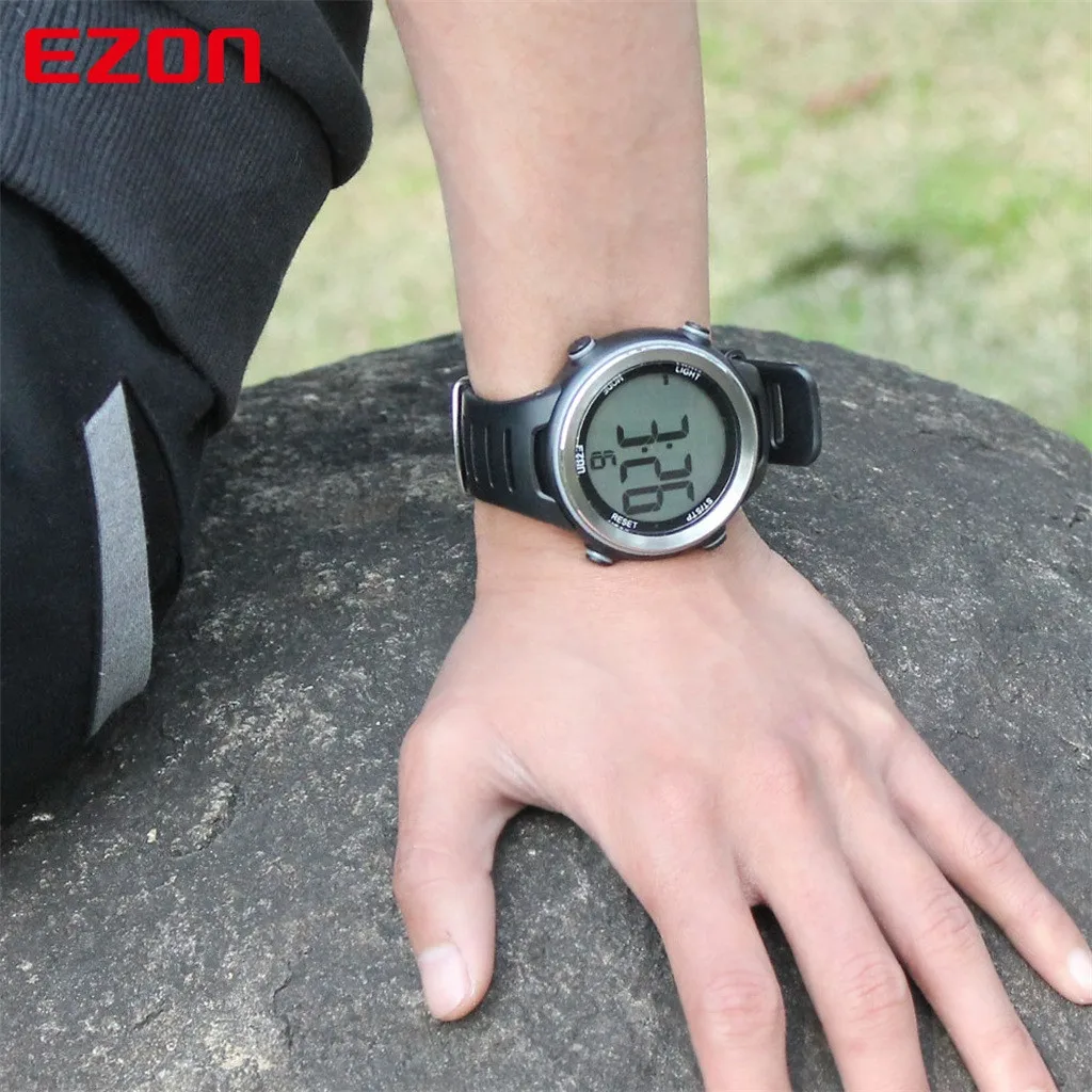 EZON T007A11 Смарт-часы блок swich gps Push Message Бег Спорт на открытом воздухе трекер сердечного ритма Смарт-часы с водонепроницаемым