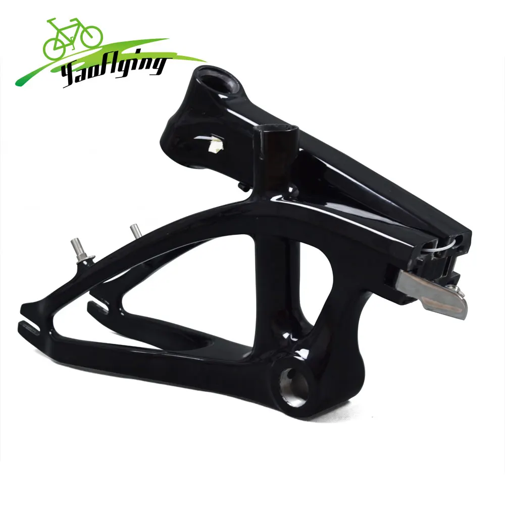 Excellent Full carbon folding bike frame size in 14inch bisiklet frame BSA V Brake Mini portable carbon road bike frame 3 Excellent Full carbon folding bike frame size in 14inch bisiklet frame BSA V Brake Mini portable carbon road bike frame 3