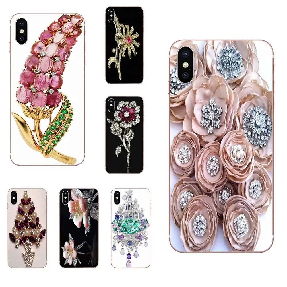 

Bling Crystal Rhinestone Flower TPU Capa Cover For Huawei Honor 4C 5A 5C 5X 6 6A 6X 7 7A 7C 7X 8 8C 8S 9 10 10i 20 20i Lite Pro