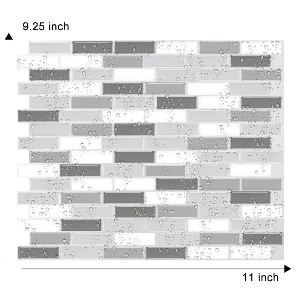 Modern Peel And Stick Tile Backsplash For Kitchen Decorative Self Adhesive Backsplash Tiles Stick On Backsplash Tiles Wall Stickers Aliexpress