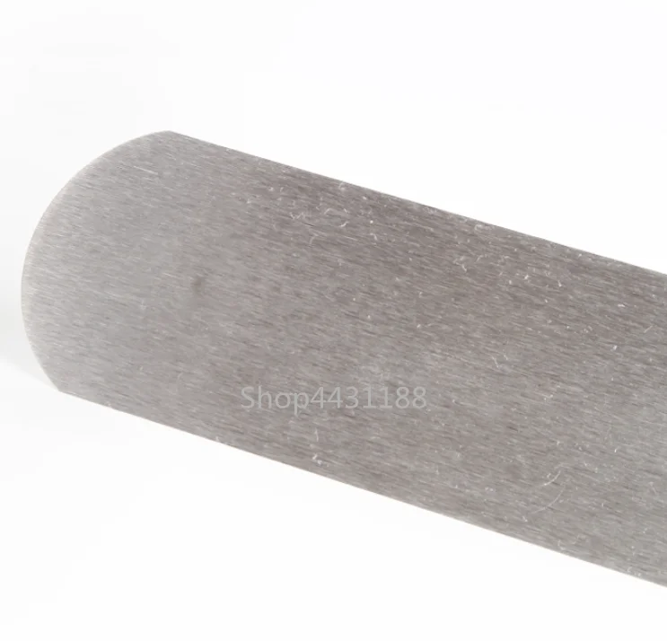 254*76mm Round Head Integrated Molding Carbon Steel Blade Wooden Handle Plaster Trowel Construction Concrete Spatula Tool