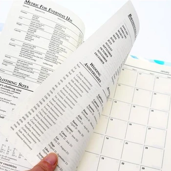

2020 New 180 Pages A5 2021 English Planner Calander Book Coil Core Notebook Paper Journal