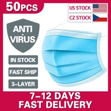 Mouth Masks Anti Dust Face Mask Disposable Mask Filter 3-laye Anti-Dust Meltblown Cloth Masks Earloops Masks DMMASK kimberly clark childs face mask w stretchable earloops 75 box latex free