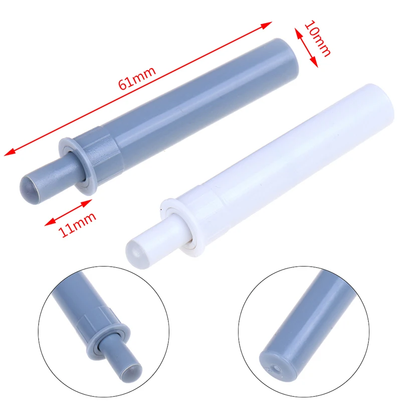 

5 Pcs/lot Cabinet Catches White Damper Buffers For Door Stop Kitchen Cupboard Quiet Drawer Soft Close Furniture Hardware