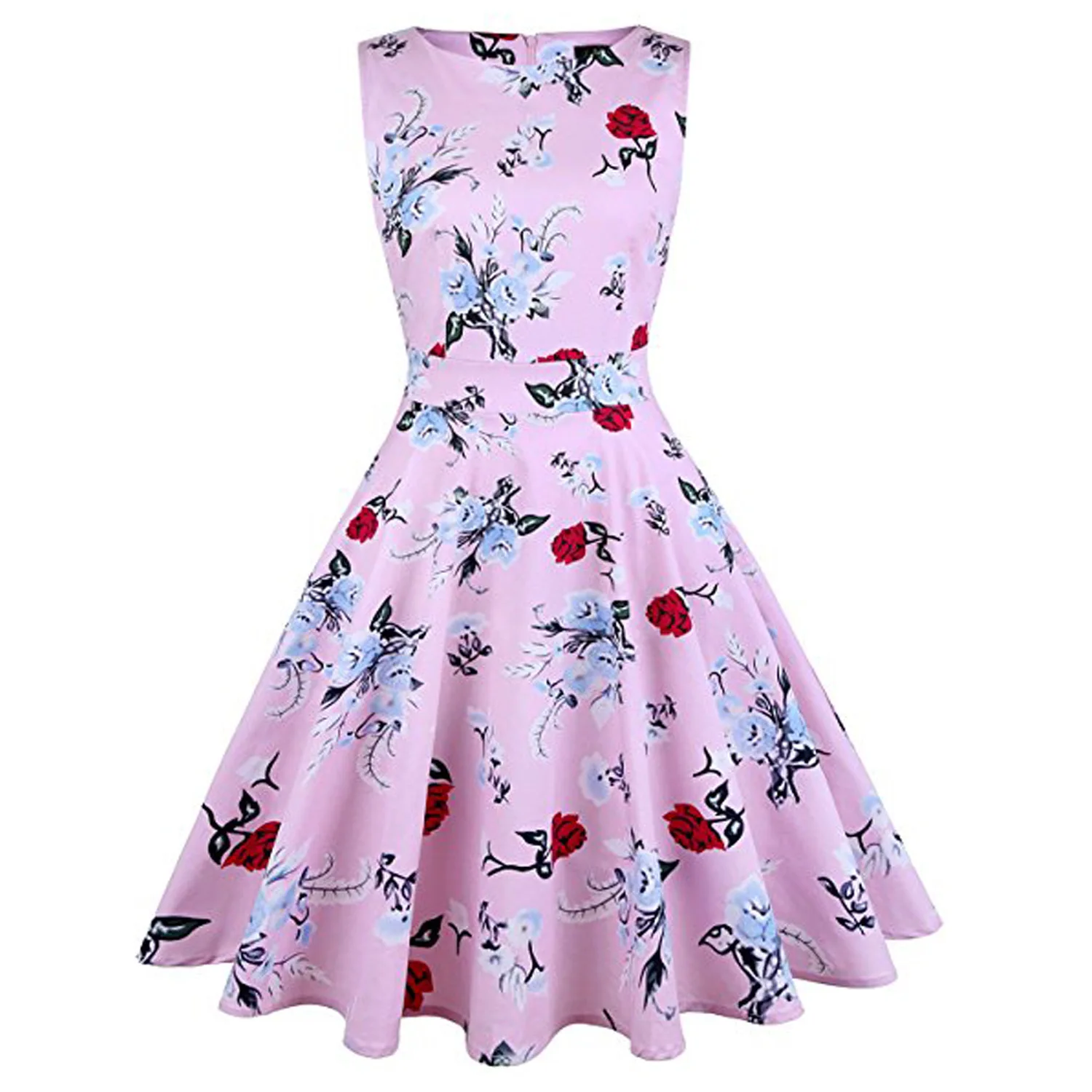 

OWLPRINCESS The women's 2019 summer restoring ancient ways round collar dress with short sleeves
