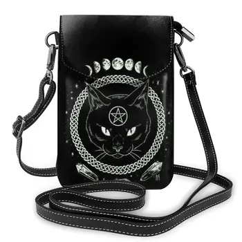 

Mobile Phone Shoulder Bag Women Handbag Retro Flap Crossbody Purse Bag Purses and Handbags Gothic Pu Leather Messenger Bags Box