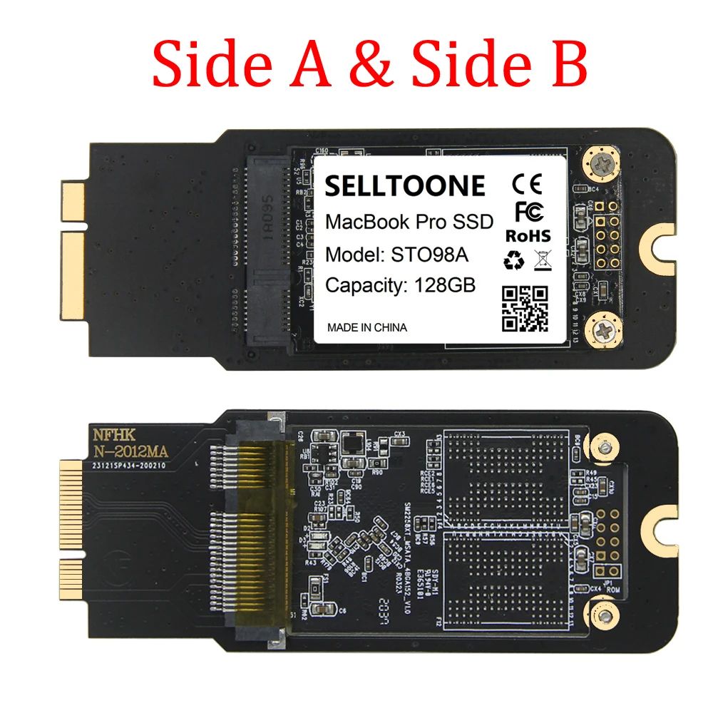 MacBookアクセサリー MACBOOK Pro 2012 A1398 SSD 512GB SSD 7+17 pin For MacBook Pro Retina 15