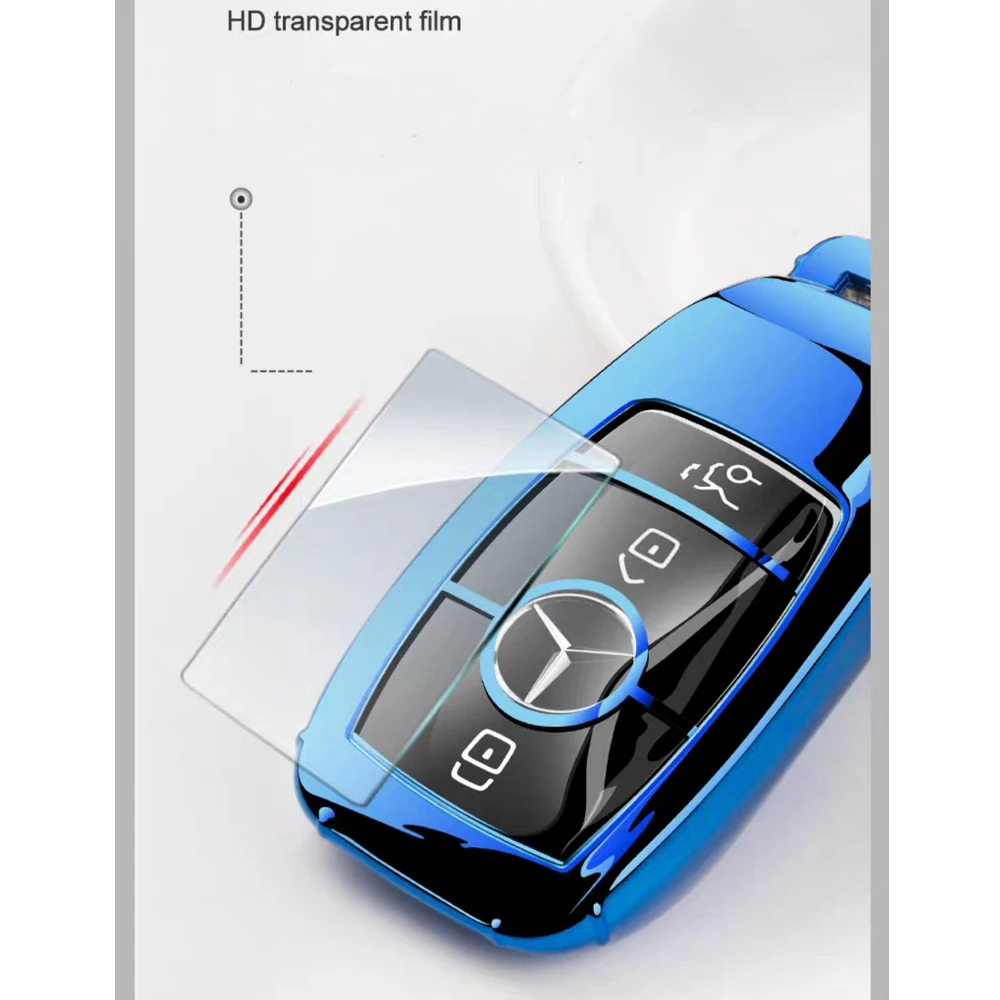 Hight quality Tpu Car Key Cover Case Shell Bag Protective Key Ring For Mercedes Benz E Class W213 S class Accessories