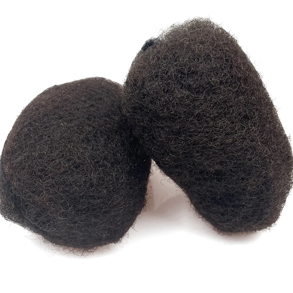 Tight Afro Kinky Human Hair,Ideal for Making,Locs Repair,Extensions,Twist,Braids 4 Bundles/Package #2 Dark Brown