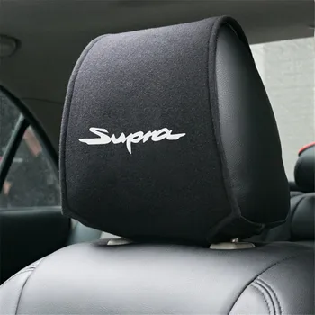 

Car Styling For Toyota Supra mk3 mk4 RAV4 Yaris Camry Avensis Accessories Hot car headrest cover 1PCS