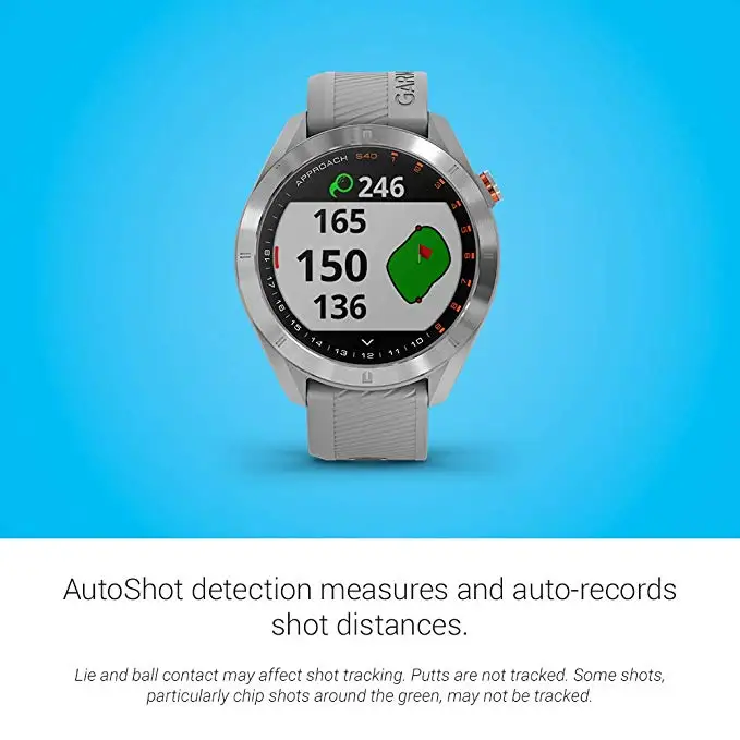 Оригинальные часы для гольфа с GPS Garmin подход S40 стильные умные легкие сенсорным