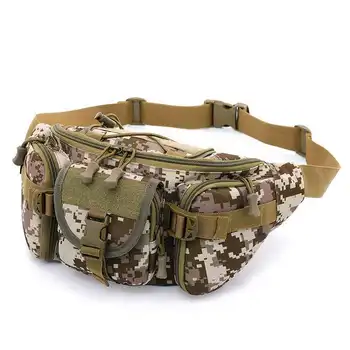 

Outdoor Tactical men's cycling chest camouflage waist running multi-functional shoulder crossbody bag