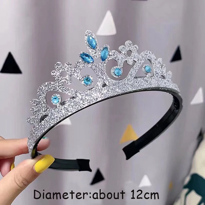 9 Милые детские банты в виде снежинок из мультфильма «Холодное сердце»; резинка для волос; расшитая блестками заколка для волос; Детские аксессуары для танцевальной вечеринки и Рождества - Цвет: 9