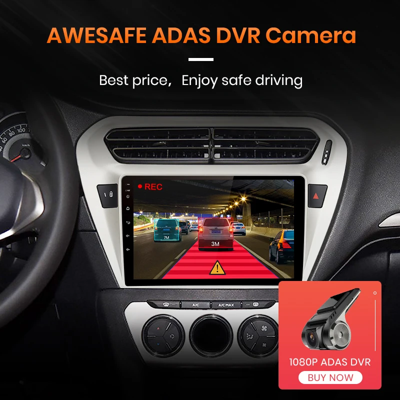 AWESAFE для peugeot 301 Citroen Elysee автомобильный Радио Мультимедиа Видео плеер gps Нет 2din 2 din Android 8,1 2 ГБ+ 32 ГБ